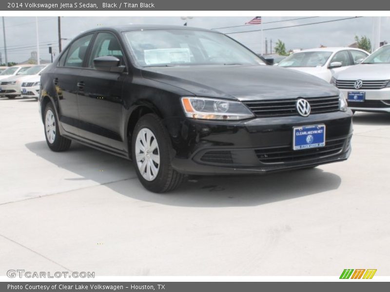 Black / Titan Black 2014 Volkswagen Jetta S Sedan