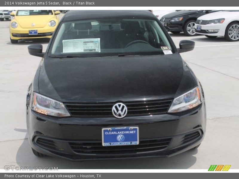 Black / Titan Black 2014 Volkswagen Jetta S Sedan