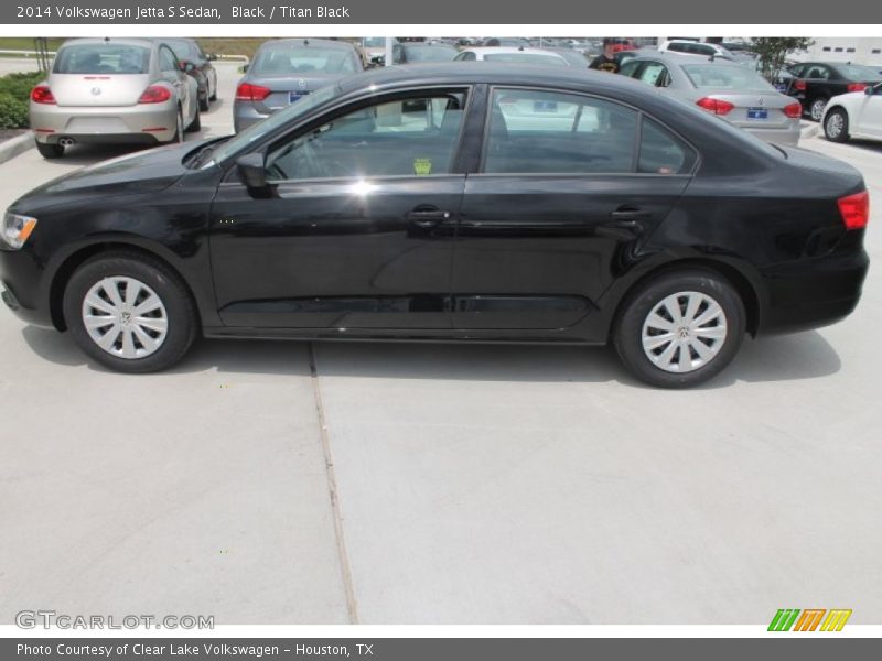 Black / Titan Black 2014 Volkswagen Jetta S Sedan