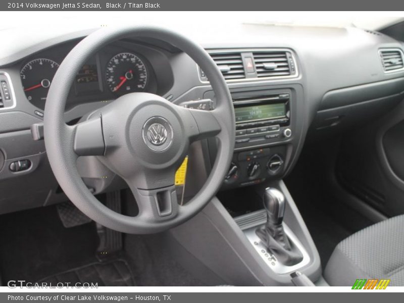 Black / Titan Black 2014 Volkswagen Jetta S Sedan