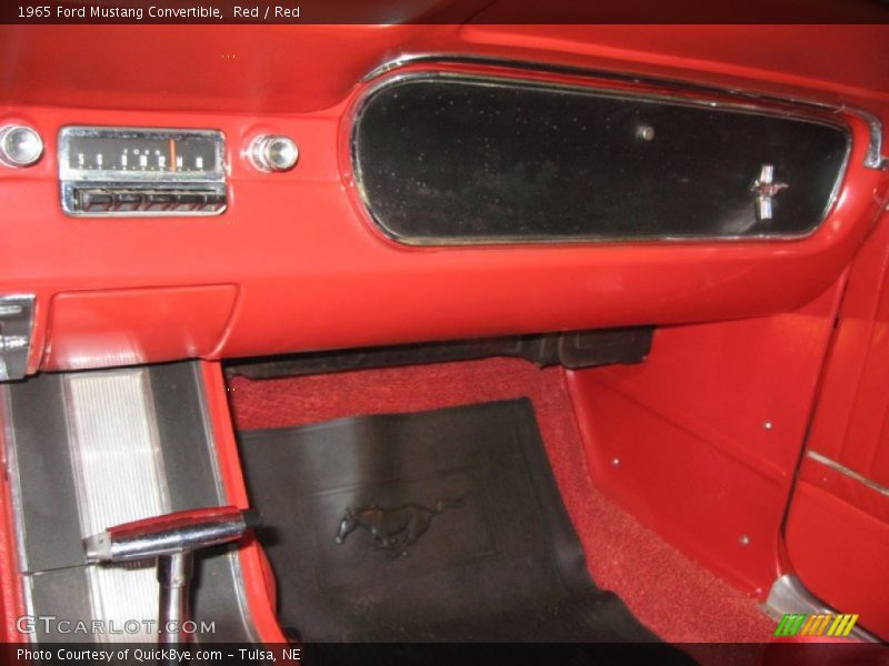 Red / Red 1965 Ford Mustang Convertible