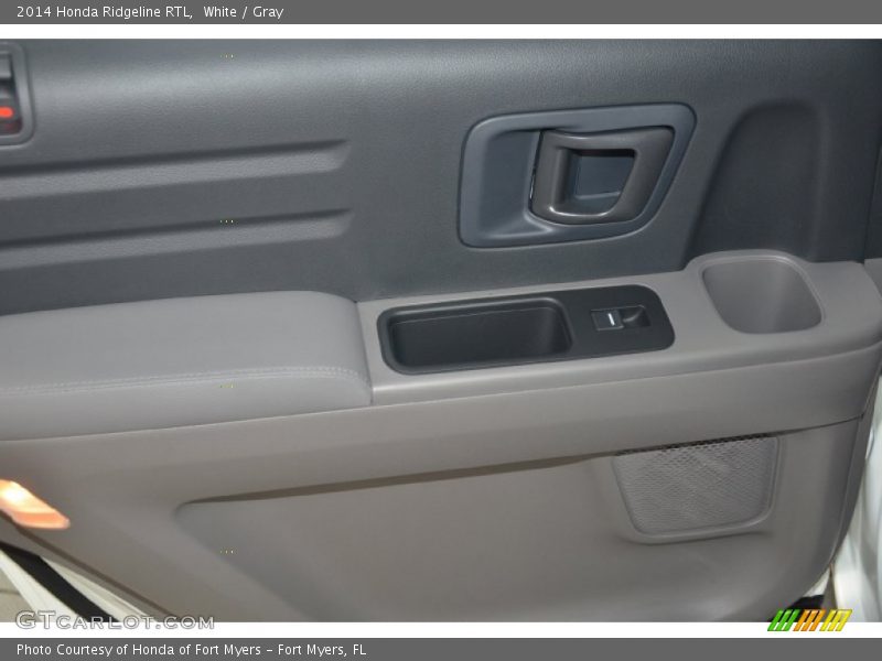 White / Gray 2014 Honda Ridgeline RTL