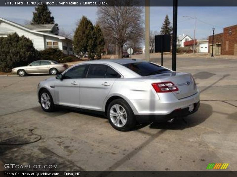 Ingot Silver Metallic / Charcoal Black 2013 Ford Taurus SEL