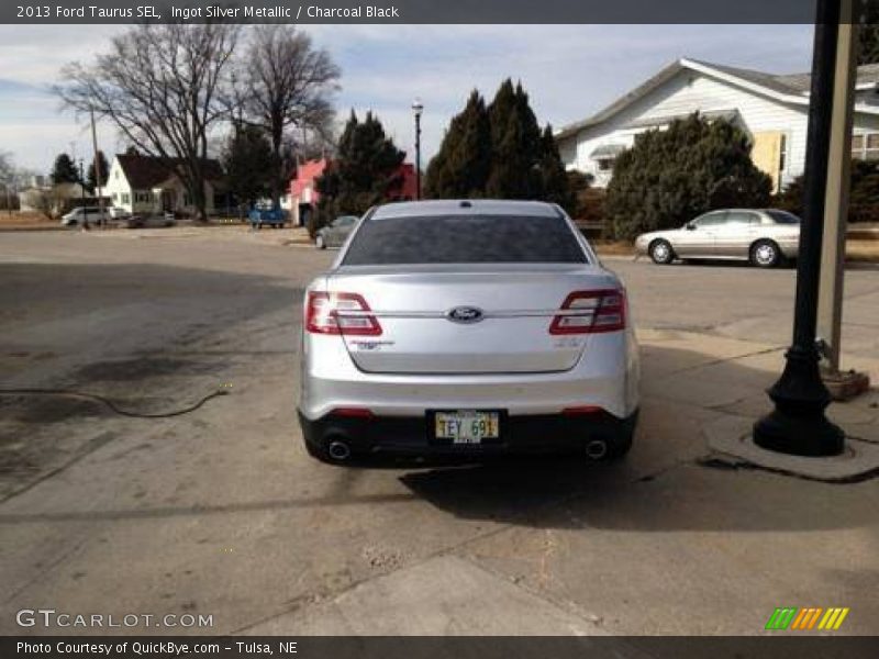 Ingot Silver Metallic / Charcoal Black 2013 Ford Taurus SEL