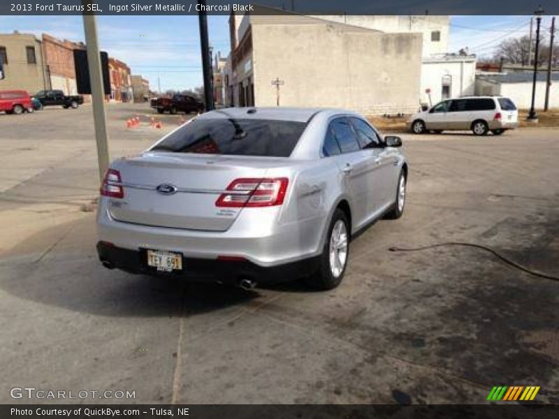 Ingot Silver Metallic / Charcoal Black 2013 Ford Taurus SEL