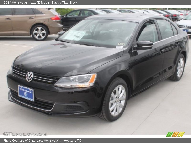 Black / Titan Black 2014 Volkswagen Jetta SE Sedan