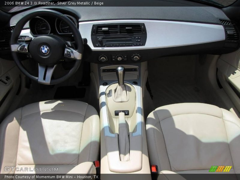 Silver Grey Metallic / Beige 2006 BMW Z4 3.0i Roadster