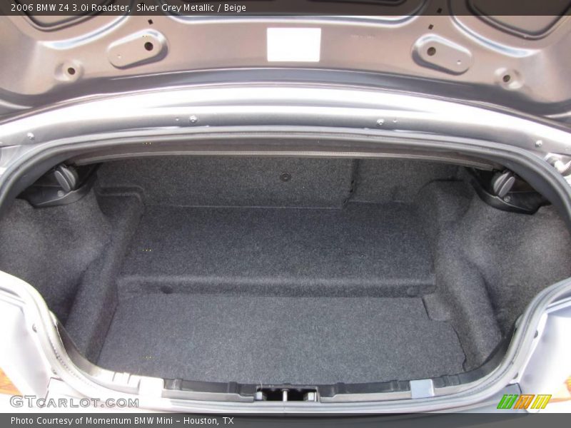 Silver Grey Metallic / Beige 2006 BMW Z4 3.0i Roadster