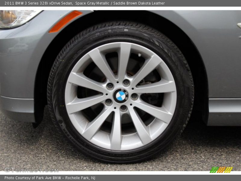 Space Gray Metallic / Saddle Brown Dakota Leather 2011 BMW 3 Series 328i xDrive Sedan