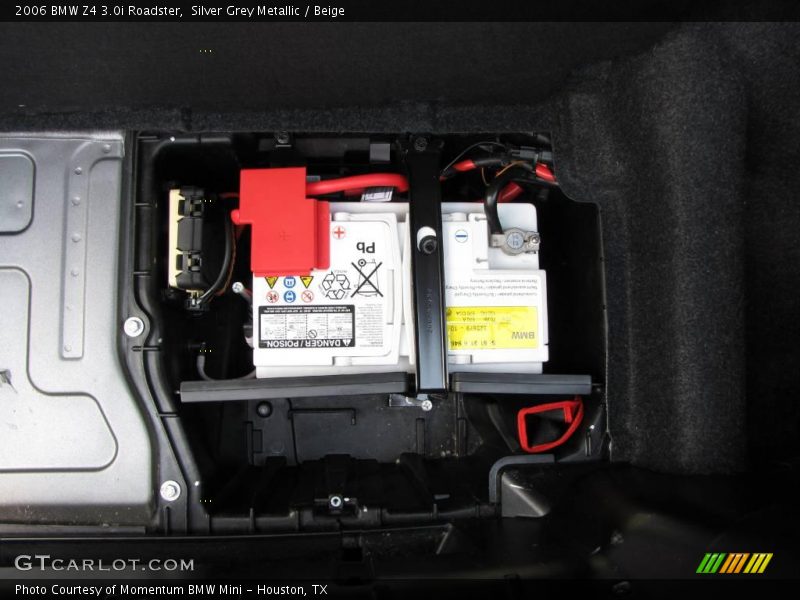 Silver Grey Metallic / Beige 2006 BMW Z4 3.0i Roadster