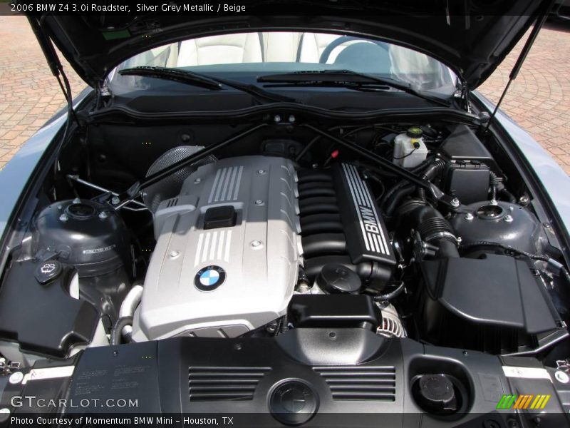 Silver Grey Metallic / Beige 2006 BMW Z4 3.0i Roadster