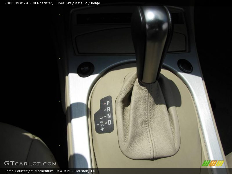 Silver Grey Metallic / Beige 2006 BMW Z4 3.0i Roadster