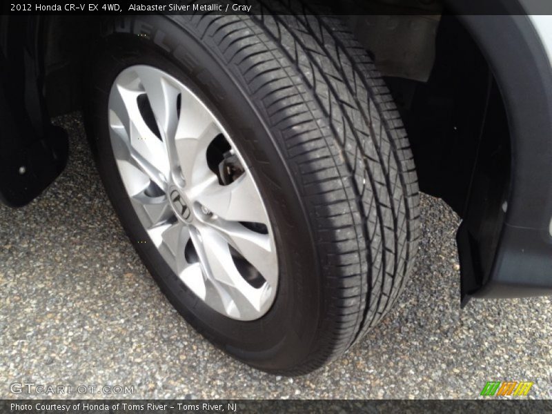 Alabaster Silver Metallic / Gray 2012 Honda CR-V EX 4WD
