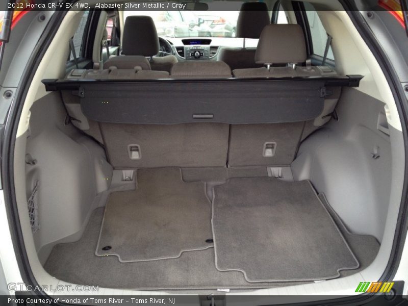Alabaster Silver Metallic / Gray 2012 Honda CR-V EX 4WD