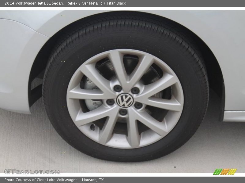 Reflex Silver Metallic / Titan Black 2014 Volkswagen Jetta SE Sedan