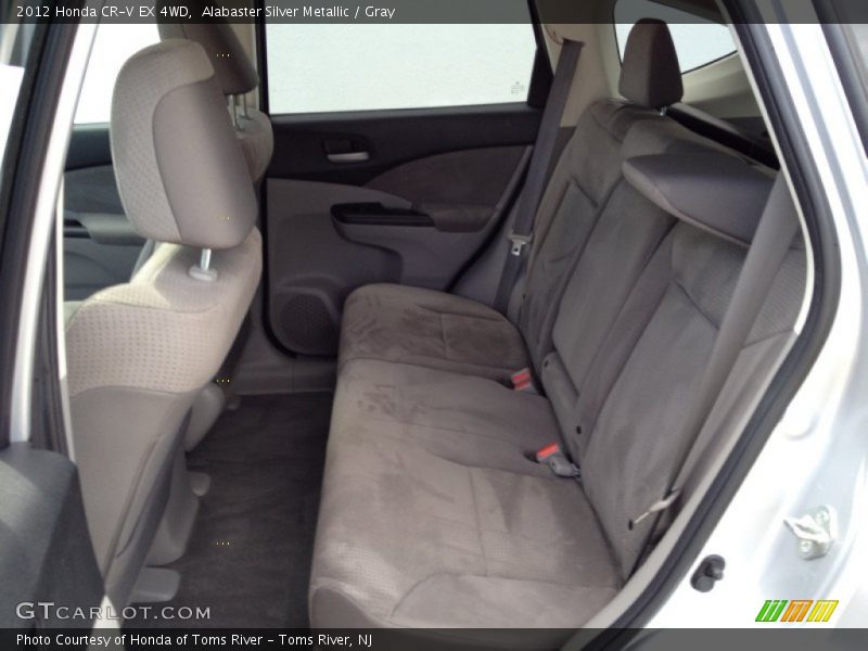 Alabaster Silver Metallic / Gray 2012 Honda CR-V EX 4WD