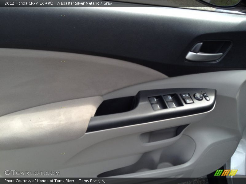 Alabaster Silver Metallic / Gray 2012 Honda CR-V EX 4WD