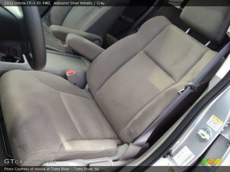 Alabaster Silver Metallic / Gray 2012 Honda CR-V EX 4WD