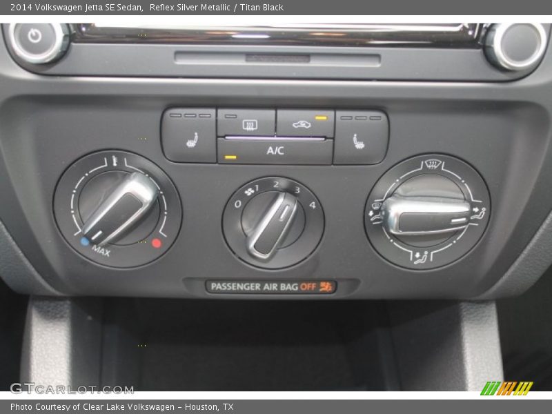 Reflex Silver Metallic / Titan Black 2014 Volkswagen Jetta SE Sedan