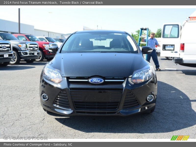 Tuxedo Black / Charcoal Black 2014 Ford Focus Titanium Hatchback