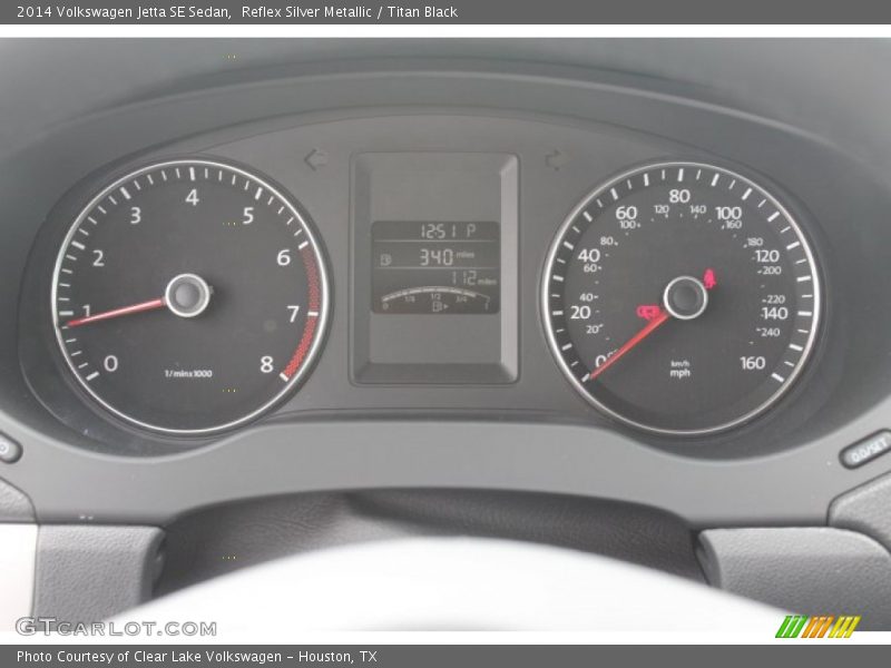 Reflex Silver Metallic / Titan Black 2014 Volkswagen Jetta SE Sedan