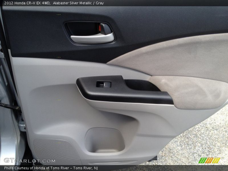 Alabaster Silver Metallic / Gray 2012 Honda CR-V EX 4WD