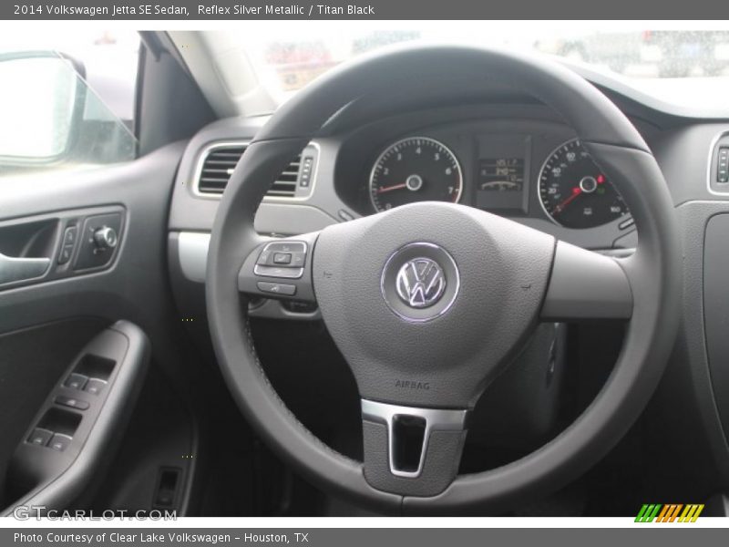 Reflex Silver Metallic / Titan Black 2014 Volkswagen Jetta SE Sedan