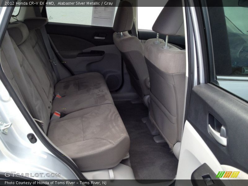 Alabaster Silver Metallic / Gray 2012 Honda CR-V EX 4WD