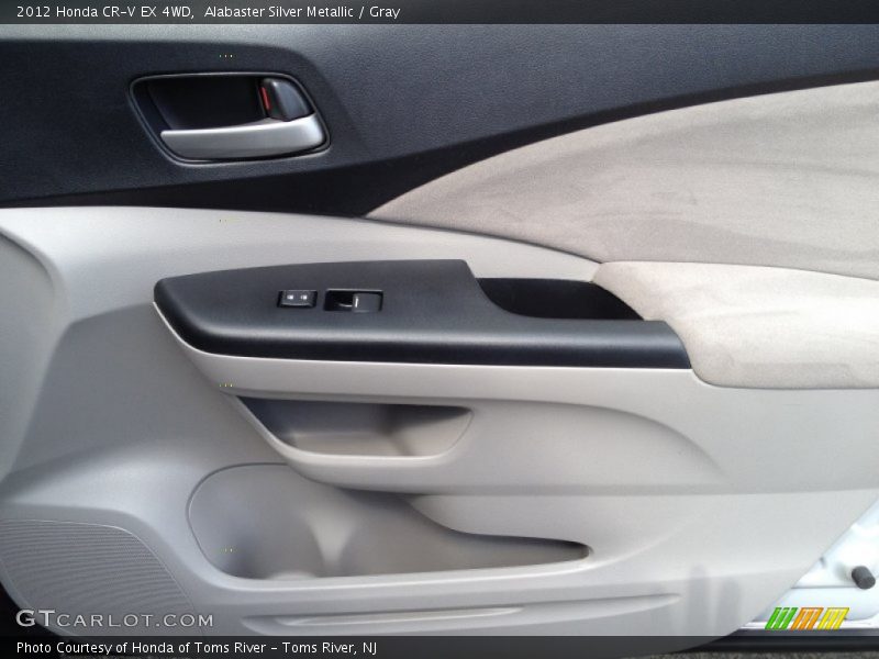Alabaster Silver Metallic / Gray 2012 Honda CR-V EX 4WD