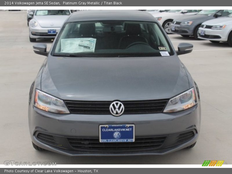 Platinum Gray Metallic / Titan Black 2014 Volkswagen Jetta SE Sedan