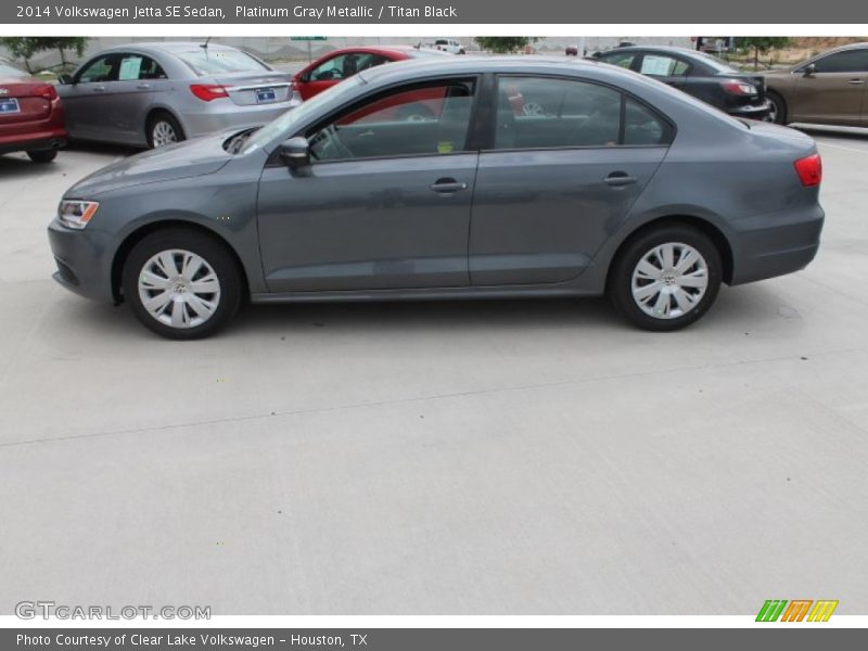 Platinum Gray Metallic / Titan Black 2014 Volkswagen Jetta SE Sedan