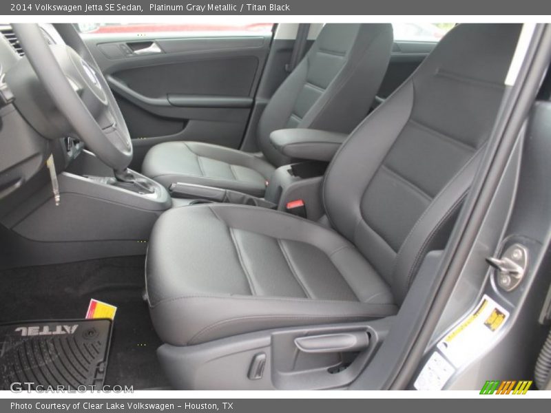 Platinum Gray Metallic / Titan Black 2014 Volkswagen Jetta SE Sedan