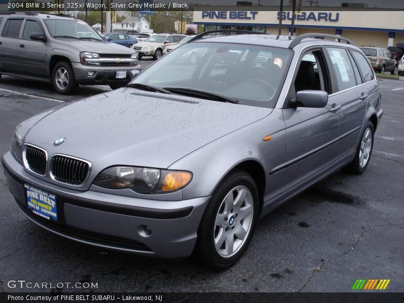 Silver Grey Metallic / Black 2004 BMW 3 Series 325xi Wagon