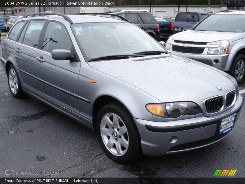 Silver Grey Metallic / Black 2004 BMW 3 Series 325xi Wagon