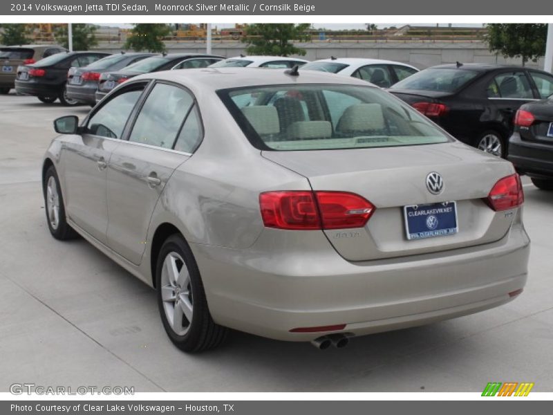 Moonrock Silver Metallic / Cornsilk Beige 2014 Volkswagen Jetta TDI Sedan
