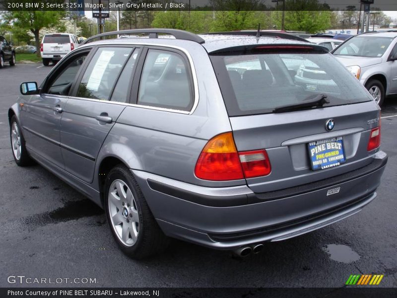 Silver Grey Metallic / Black 2004 BMW 3 Series 325xi Wagon