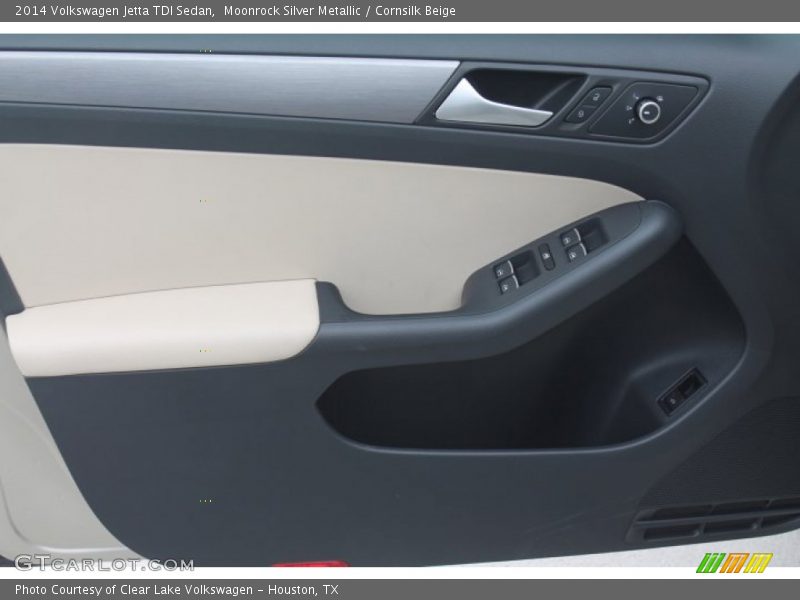 Moonrock Silver Metallic / Cornsilk Beige 2014 Volkswagen Jetta TDI Sedan