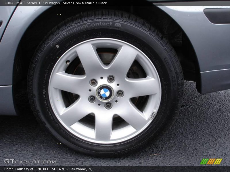 Silver Grey Metallic / Black 2004 BMW 3 Series 325xi Wagon