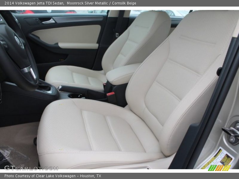 Moonrock Silver Metallic / Cornsilk Beige 2014 Volkswagen Jetta TDI Sedan