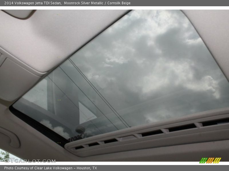 Moonrock Silver Metallic / Cornsilk Beige 2014 Volkswagen Jetta TDI Sedan