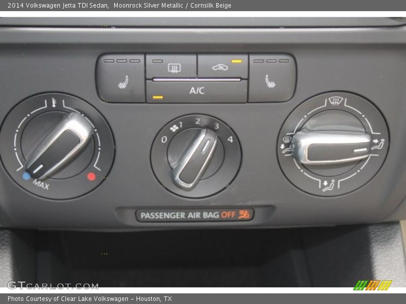 Moonrock Silver Metallic / Cornsilk Beige 2014 Volkswagen Jetta TDI Sedan