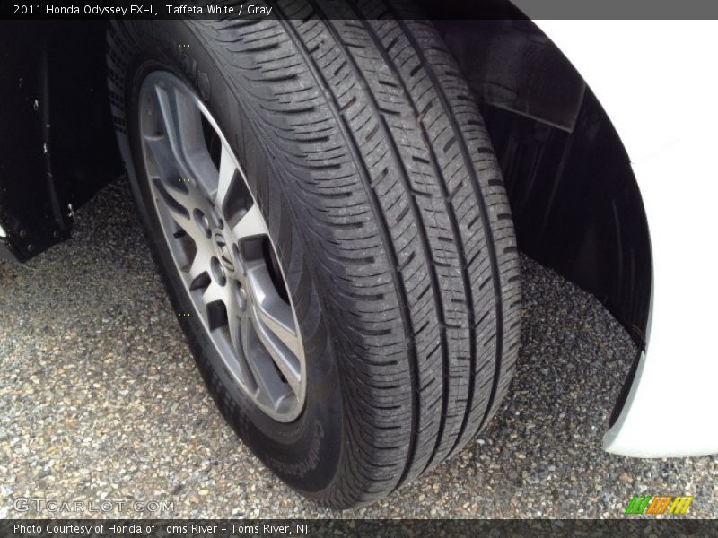 Taffeta White / Gray 2011 Honda Odyssey EX-L