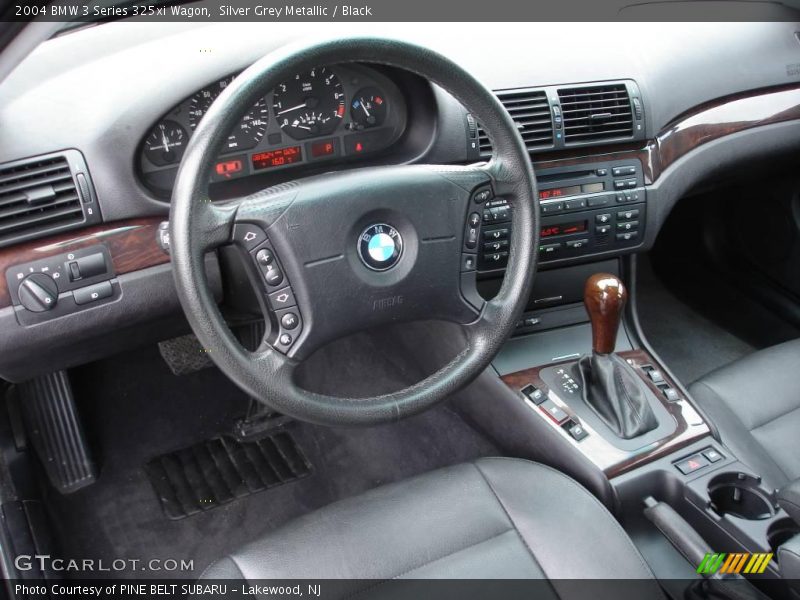 Silver Grey Metallic / Black 2004 BMW 3 Series 325xi Wagon