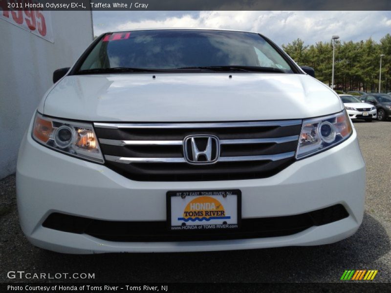 Taffeta White / Gray 2011 Honda Odyssey EX-L