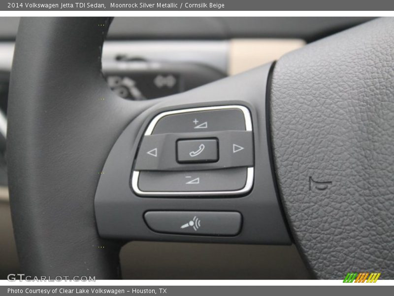 Moonrock Silver Metallic / Cornsilk Beige 2014 Volkswagen Jetta TDI Sedan