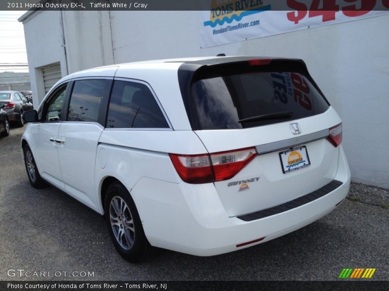 Taffeta White / Gray 2011 Honda Odyssey EX-L