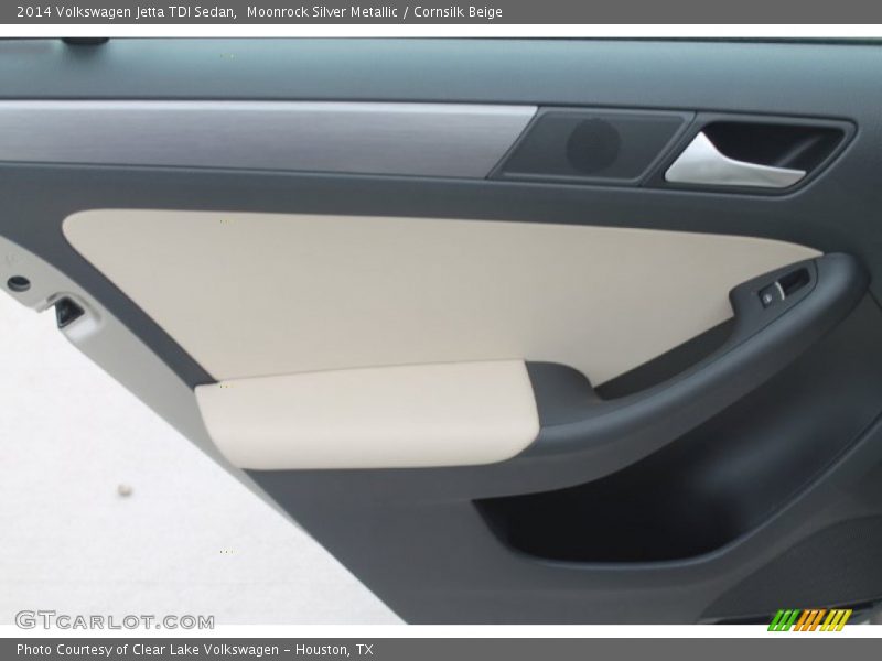 Moonrock Silver Metallic / Cornsilk Beige 2014 Volkswagen Jetta TDI Sedan