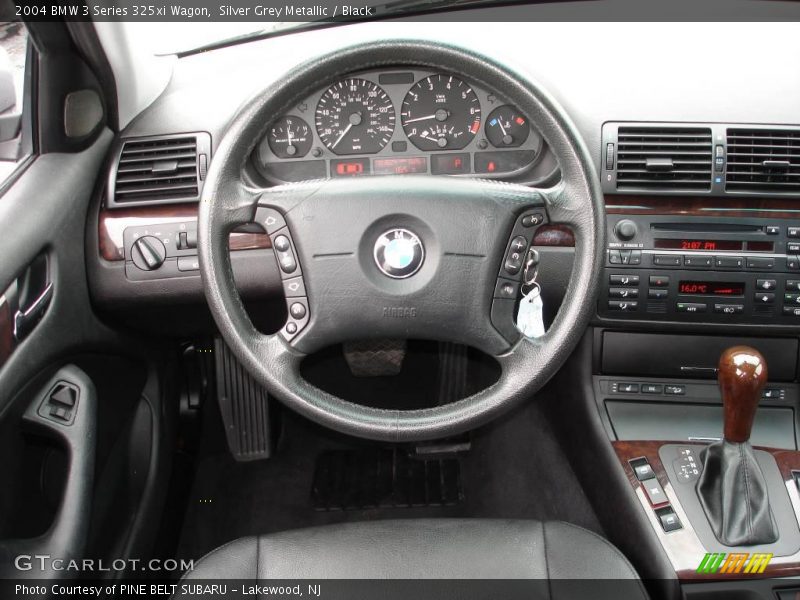 Silver Grey Metallic / Black 2004 BMW 3 Series 325xi Wagon