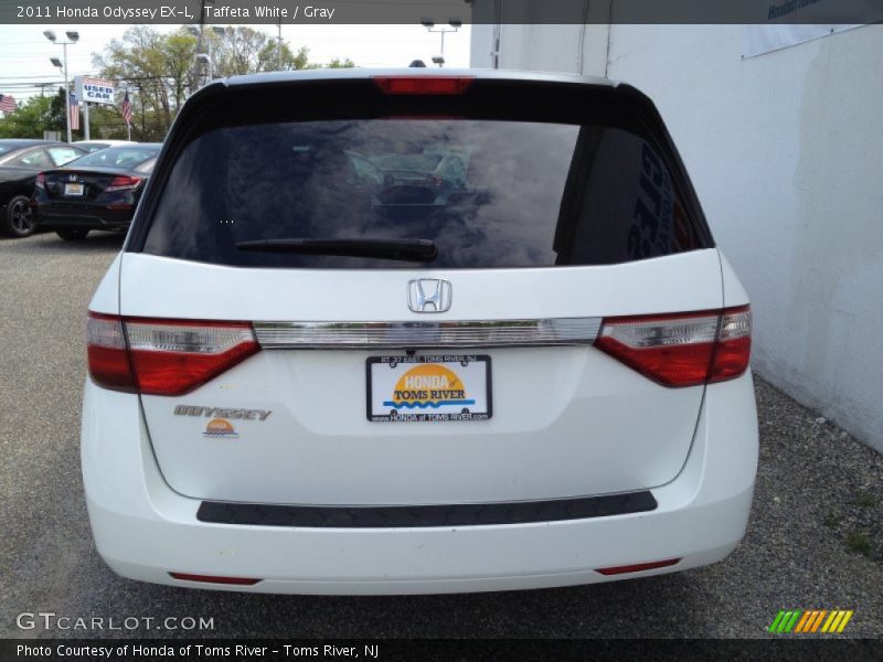Taffeta White / Gray 2011 Honda Odyssey EX-L