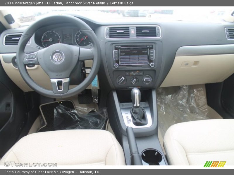 Moonrock Silver Metallic / Cornsilk Beige 2014 Volkswagen Jetta TDI Sedan